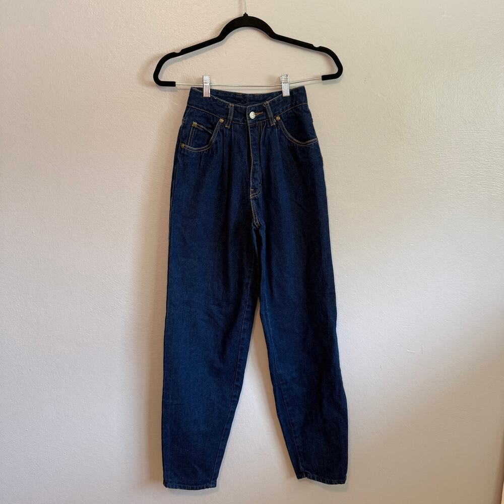 Vintage Jordache Women’s Denim Jeans 80s 90s Baggy Size 26 Made in Hong Kong